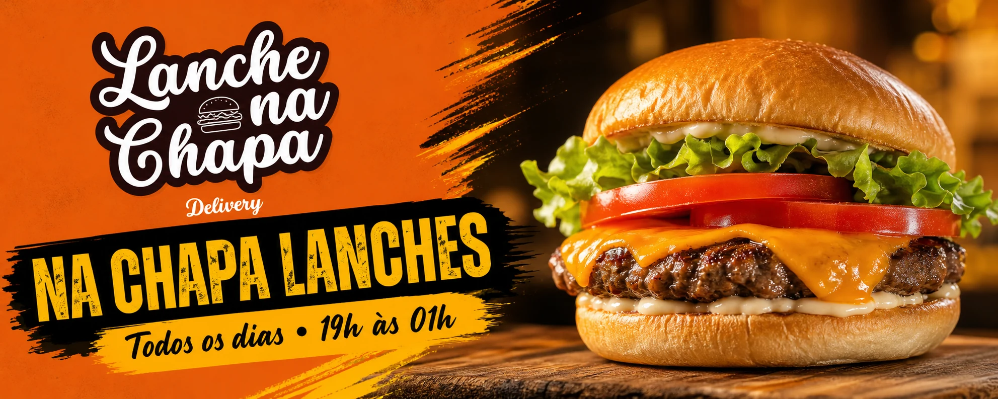 Banner de Na Chapa Lanches